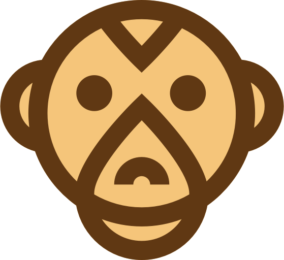 Monkey Face Logo for Sale - Bootstrap Logos