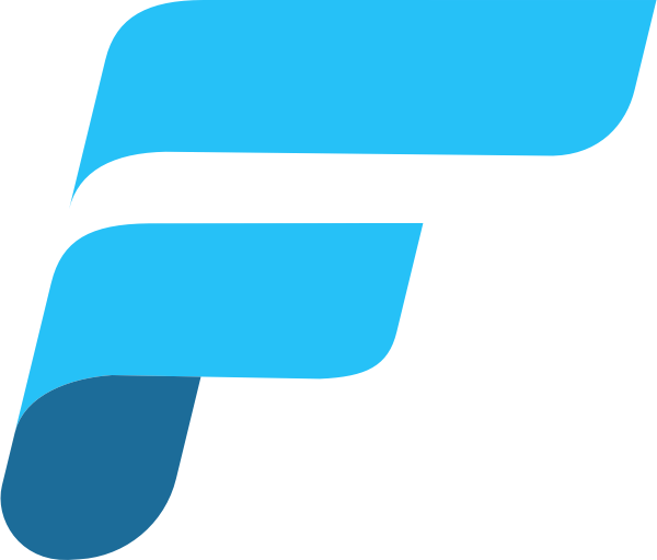 Flowing F logo