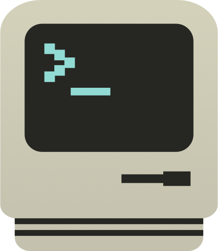 Retro Computer logo